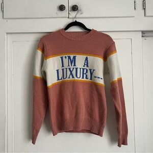 Gyles and George "I'm A Luxury" Sweater